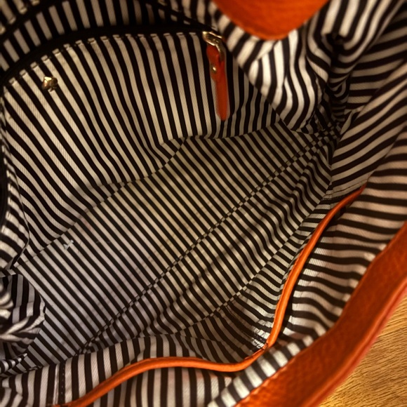 Kate Spade Cobble Hill Little Minka bag Orange Leather Shoulder Bag - Picture 4 of 11